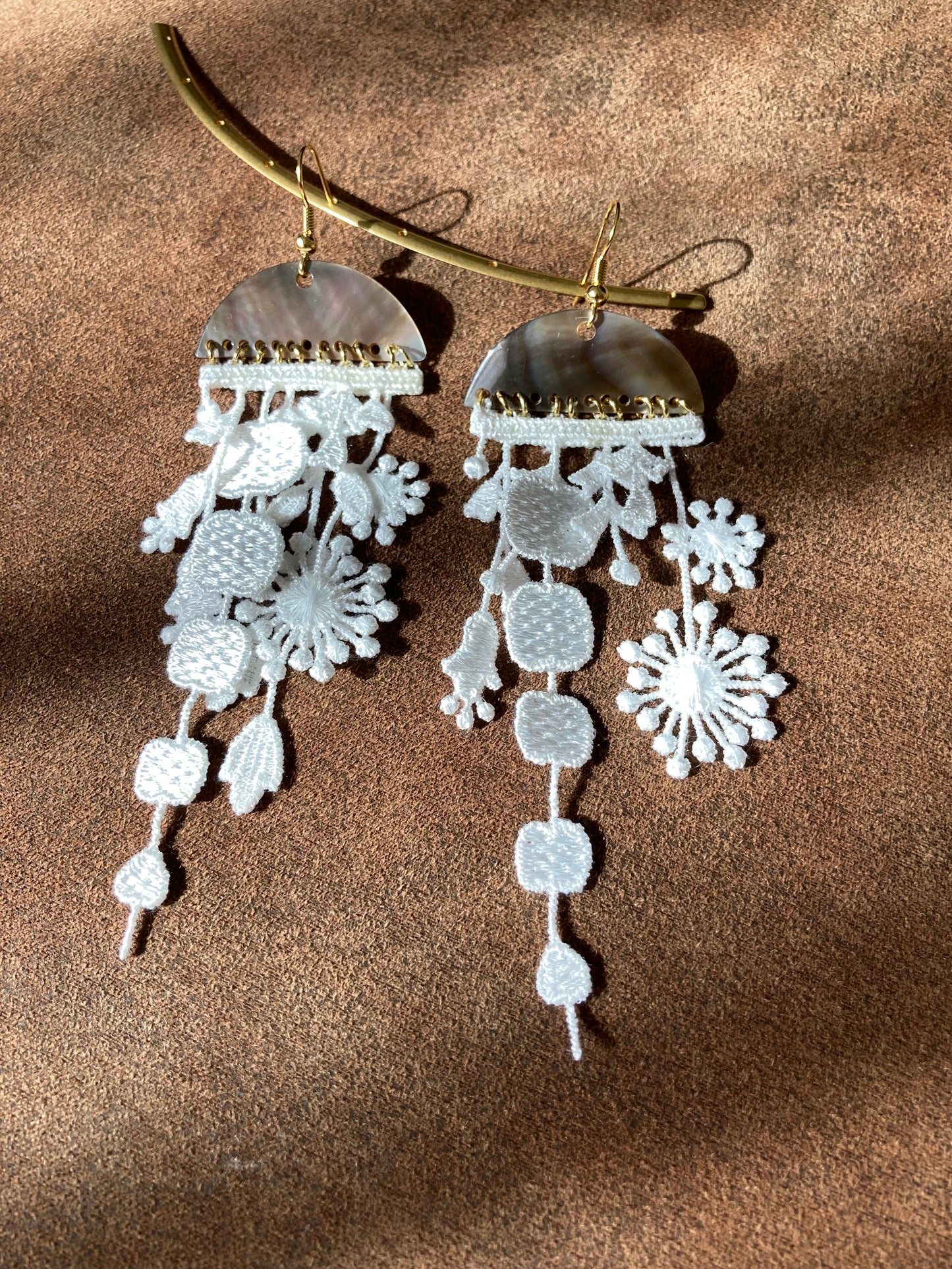 Statement Moon•Tree•Flower•Birdie•Shell Floral Earrings