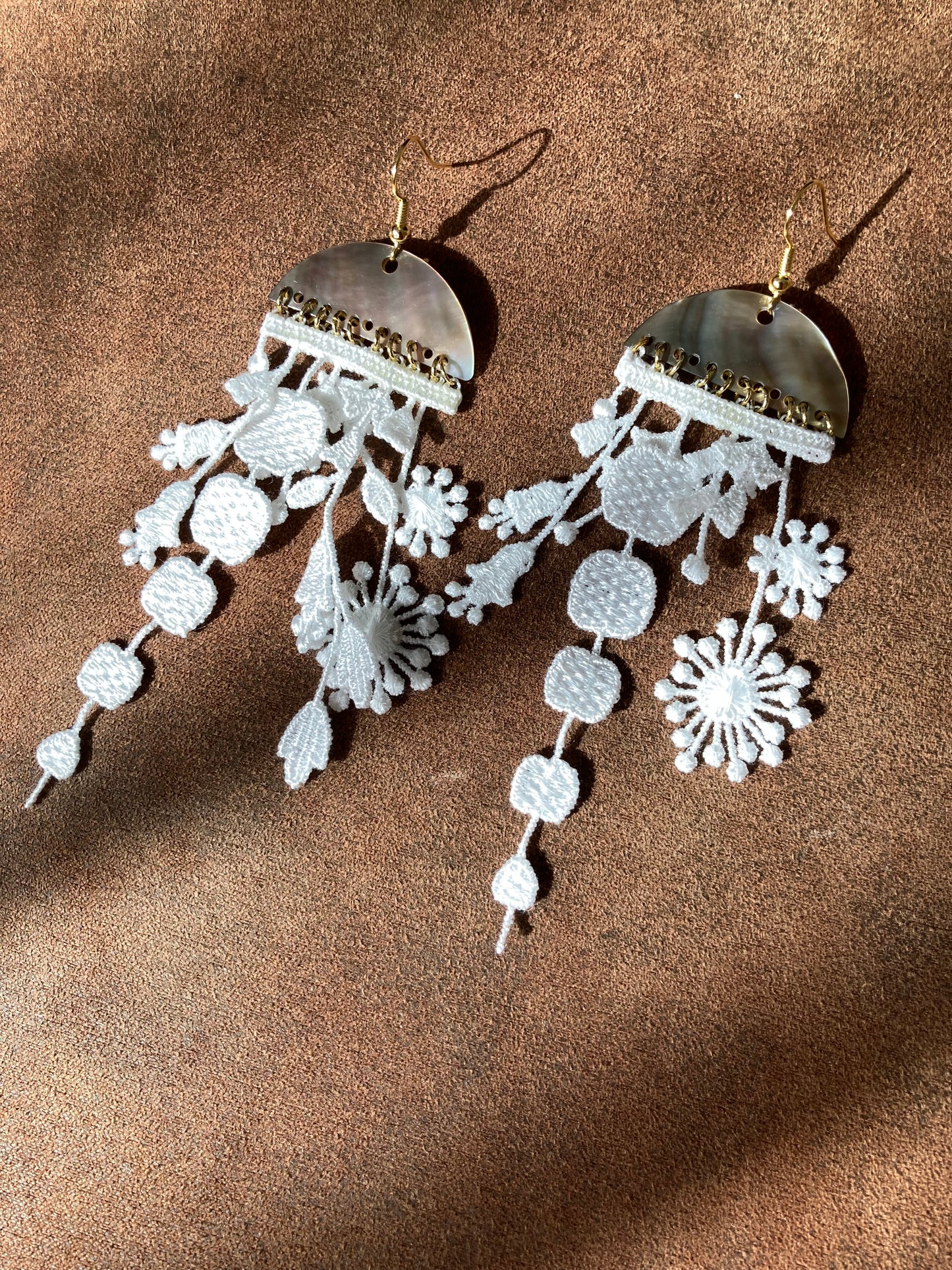 Statement Moon•Tree•Flower•Birdie•Shell Floral Earrings