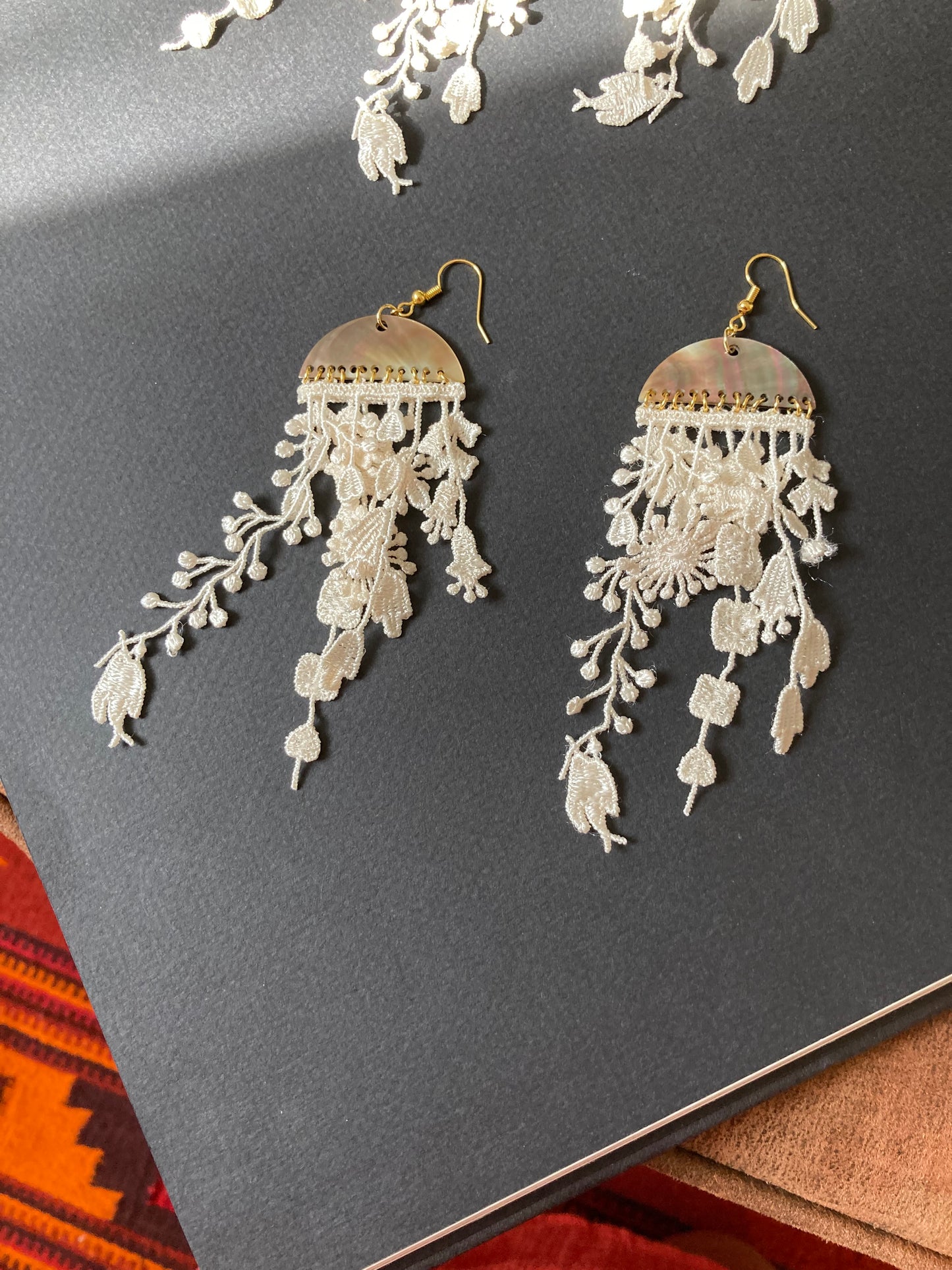 Statement Moon•Tree•Flower•Birdie•Shell Floral Earrings