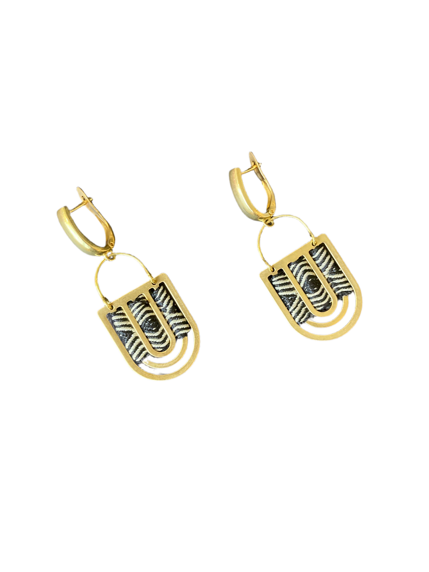 Jordan•Aztec-Unique Design Golden Geometric Earrings