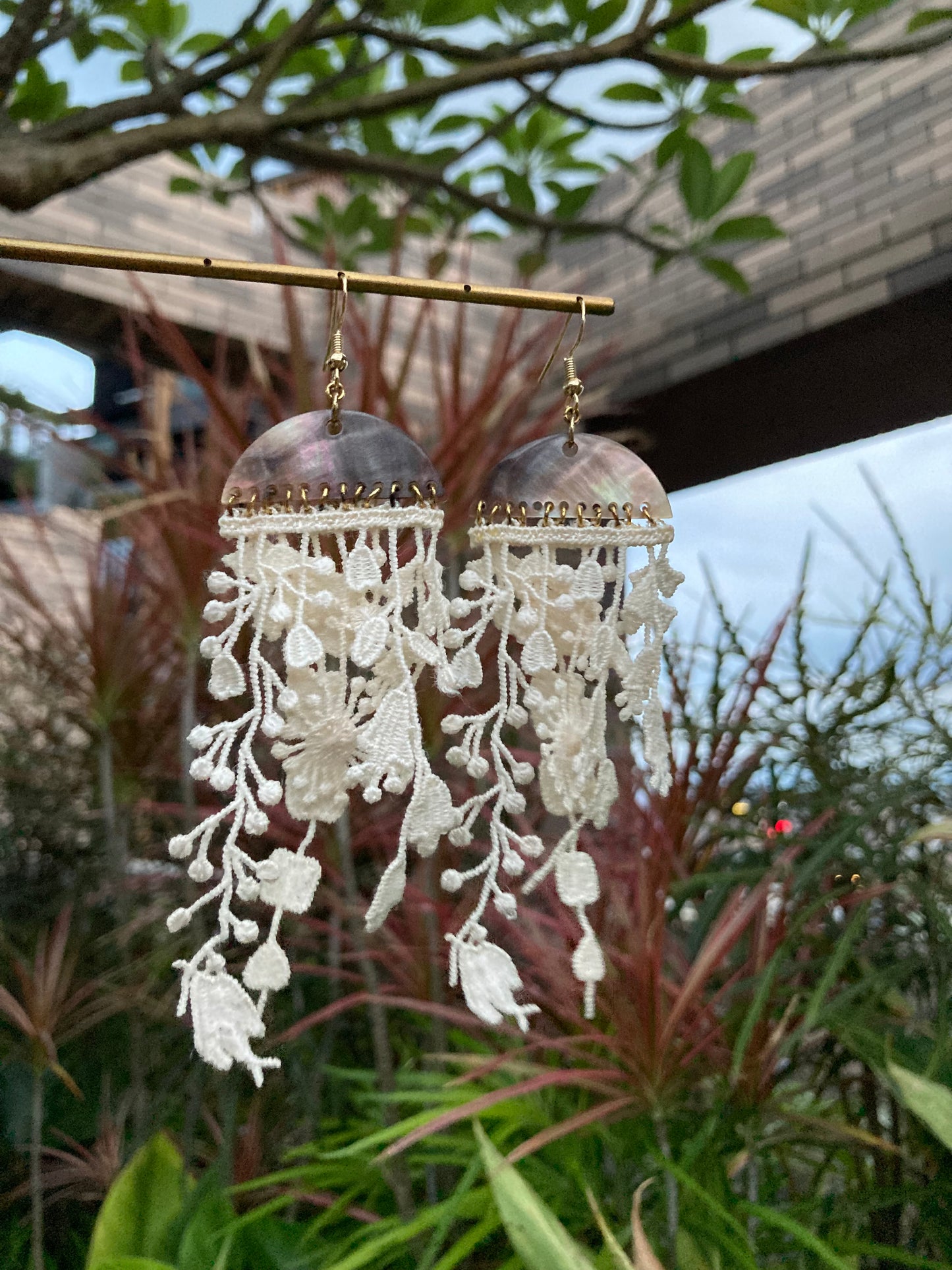 Statement Moon•Tree•Flower•Birdie•Shell Floral Earrings