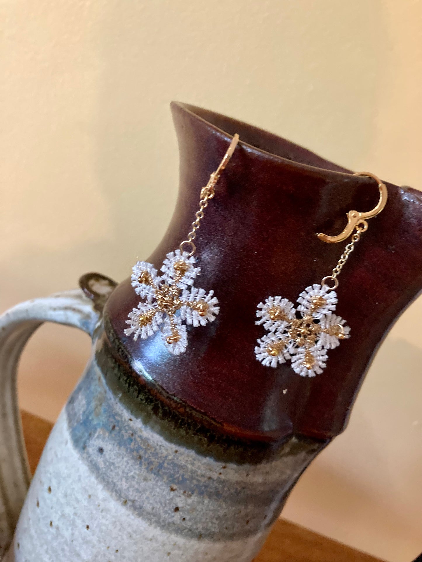 Elegant Snowflake Earrings & Studs