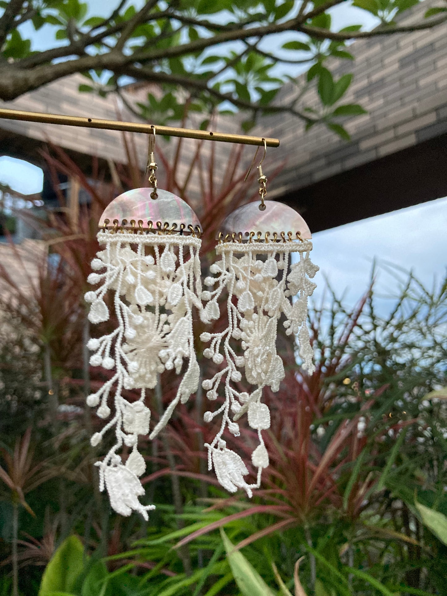 Statement Moon•Tree•Flower•Birdie•Shell Floral Earrings