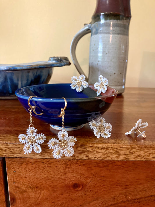 Elegant Snowflake Earrings & Studs